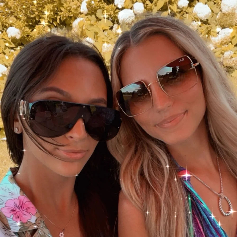 Ray-Ban Gold Frame Sunglasses with Brown Gradient Lenses - Picture 7 of 8